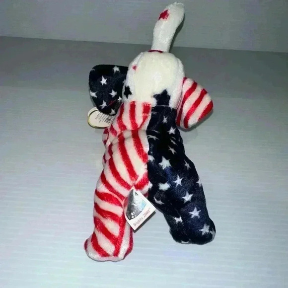 New!Lefty & Righty 2000 Ty Beanie Babies Original Tags Stars & Stripes Election! - Picture 14 of 16